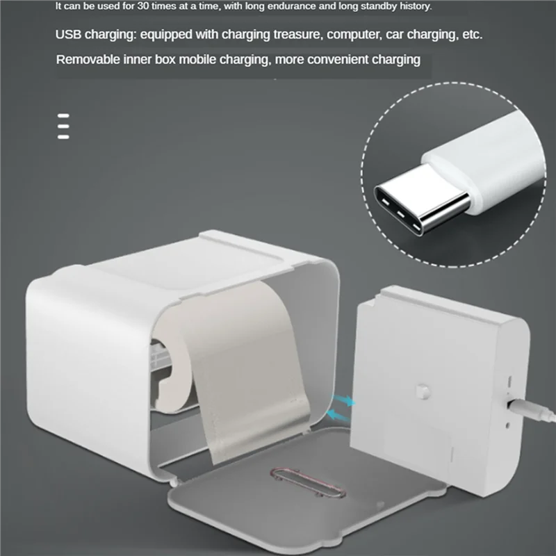 

B97A-2X Индуктивный держатель для туалетной бумаги Автоматический держатель для туалетной бумаги Настенный держатель для туалетной бумаги