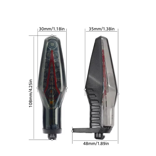Imagen 2 del producto Para BMW R1250GS ADV M1000RR S1000RR S1000XR S1000R F900GS R1300GS motocicleta LED señal de giro luz trasera de freno lámpara intermitente