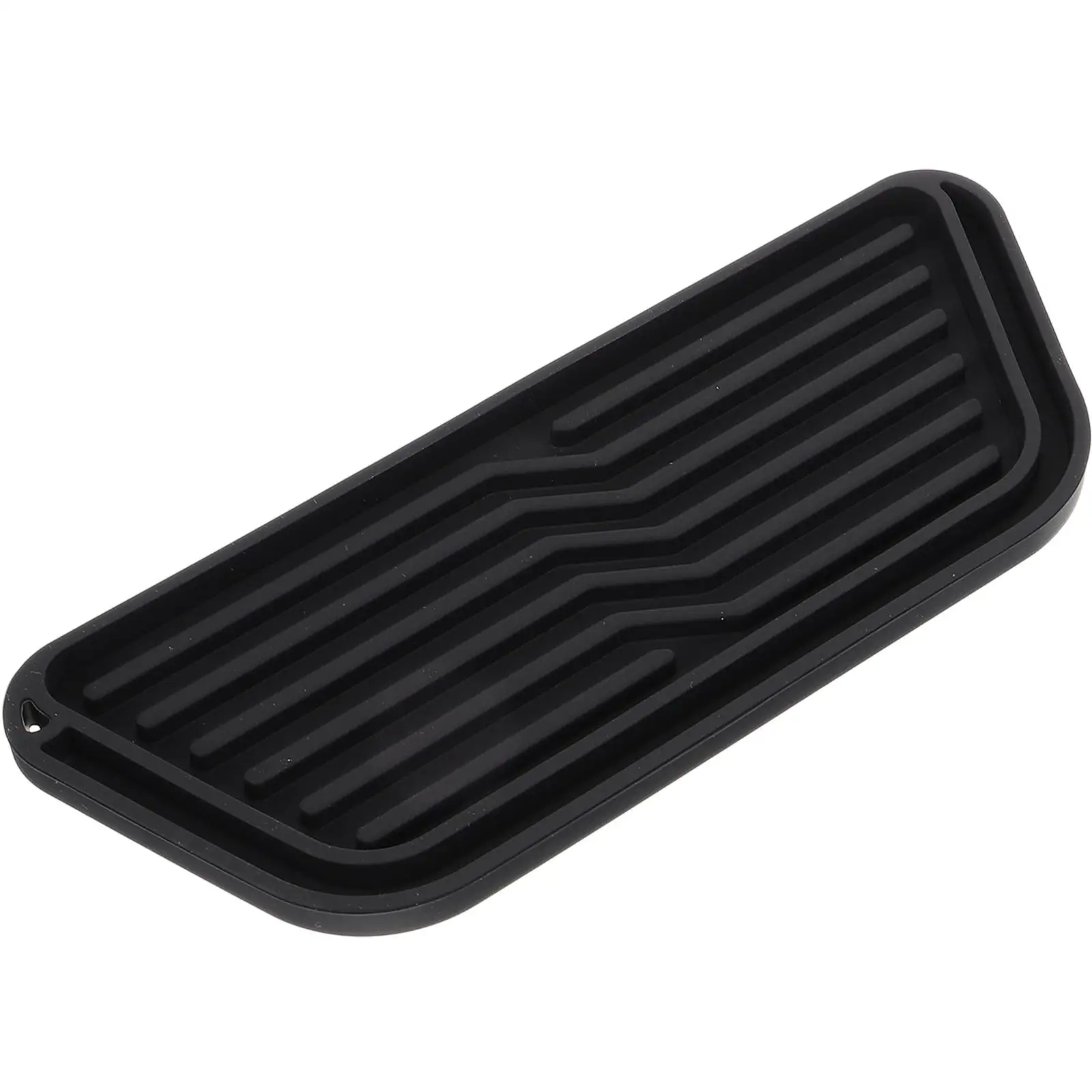 

Silicone Drip Catcher Pad for Fridge Water Tray Black Color Easy Install Long Lasting Kitchen Bar Accessories Refrigerator Drip