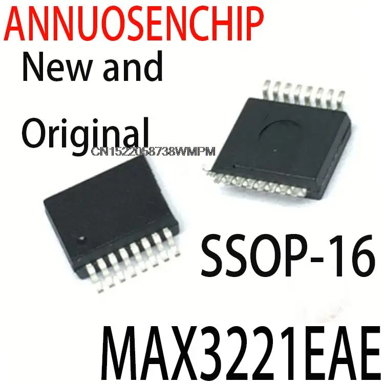 10PCS New and Original SSOP-16 MAX3221CAE MAX3221 EAE 100% new original and in stock MAX3221EAE