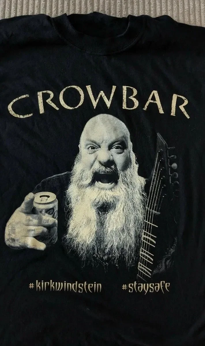 VTG CROWBAR Band Gift For Fans Cotton Black T Shirt S-5XL