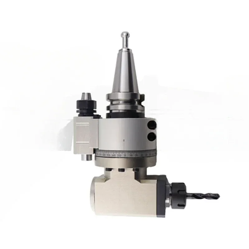 CNC Machining Center 90 Degree Angle Head Bt40 Bt50 Bt30 Er Side Milling Cutter Double Output Right