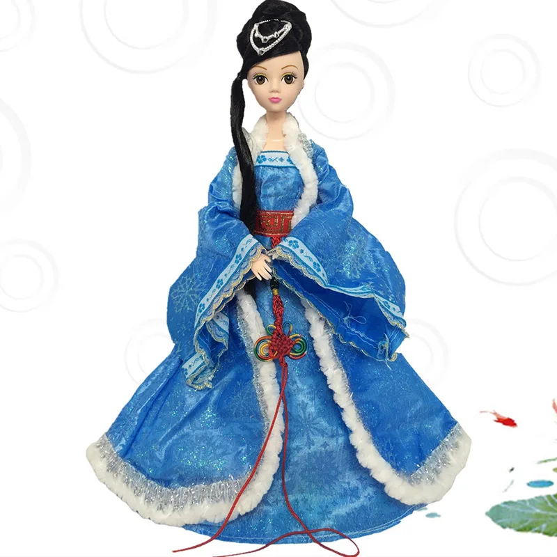 Chinese Style Clothes Suit for 30cm Doll Dress 11.5 Inch Doll Skirt Dress Up Accessories Girls Play House Toy