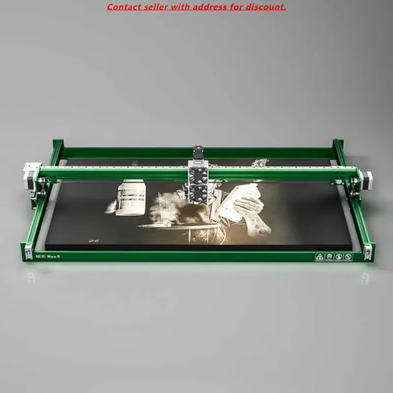 

NEJE MAX 4 E80 24W Laser Engraver 4 Axis Laser Engraving CNC Laser Cutter Machine Basic Kit+Honey Comb+Air Pump+Extension+Rotary