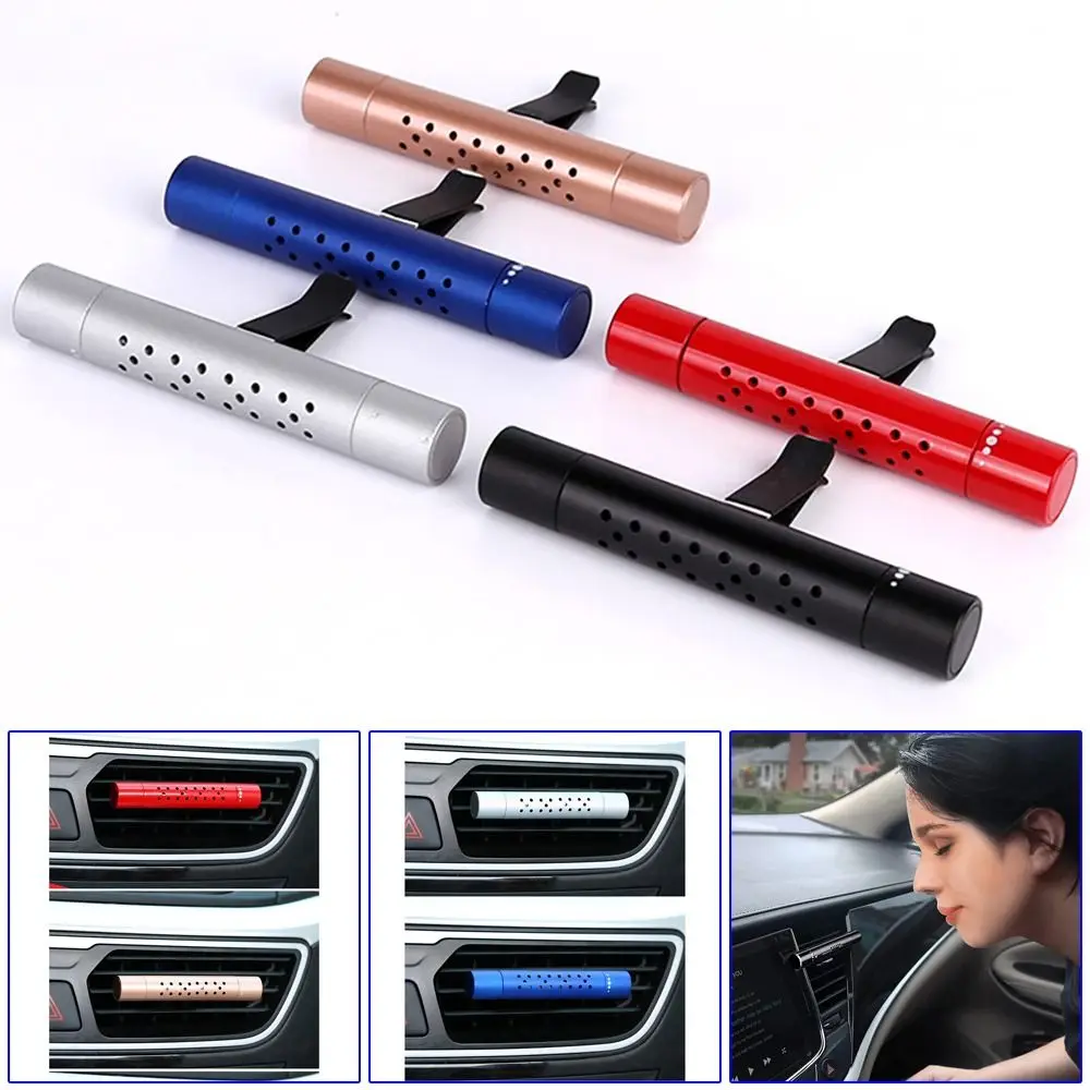 1Pcs New Perfumes Air Freshener Parfum Auto Interior Car Vent Perfume Alloy Fresh Flavoring Smell Aroma Air Outlet