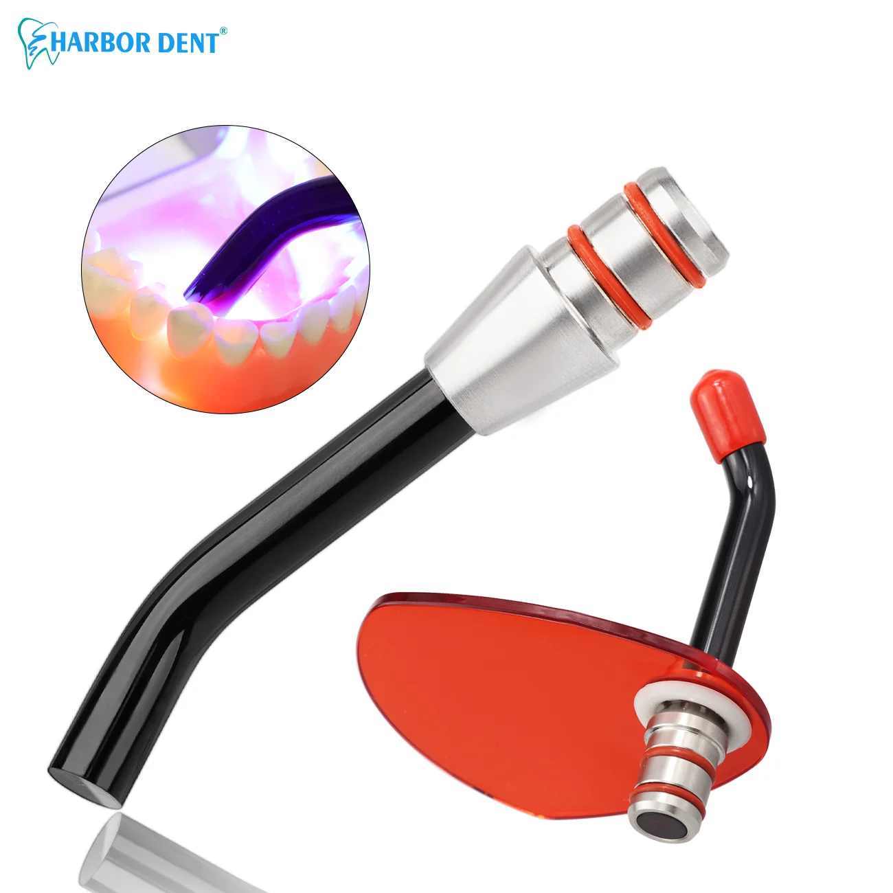 Dental Universal Curing Lamp Guide Fiber Rod Tips Teeth Whitening Patient Optical LED UV Blue Lights Cure Glasses Goggles Block