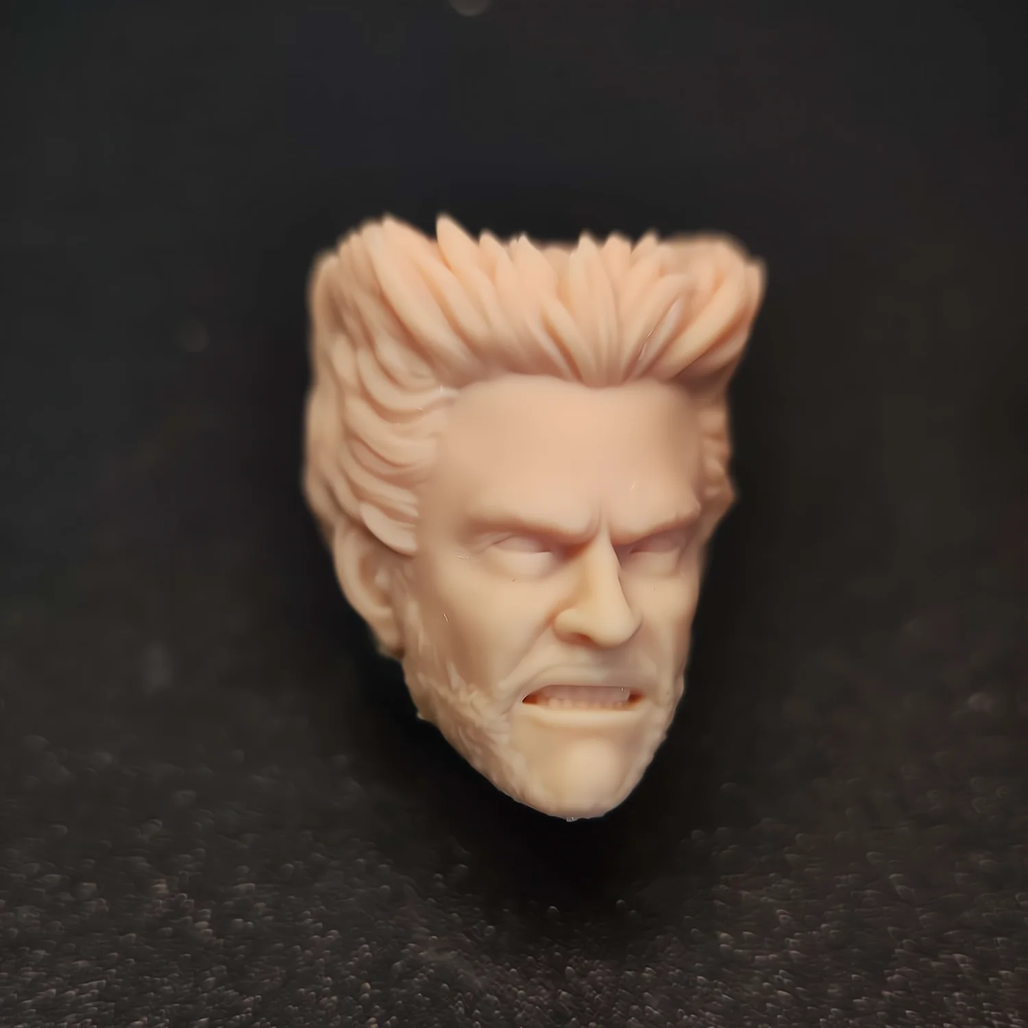 HL1334 DIY Customized 1/18 1/12 1/10 Hugh J Wolf Unpainted Head Sculpt for 3.75