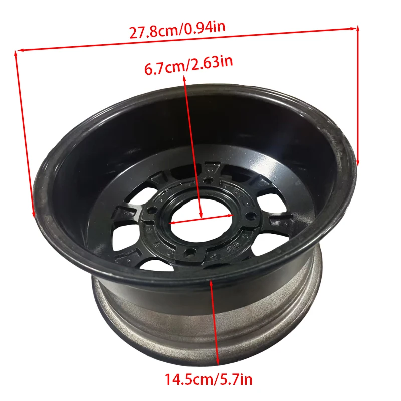 All terrain ATV beach bike kart 10 inch aluminum alloy wheels 23x7-10 inch aluminum wheels modified accessories