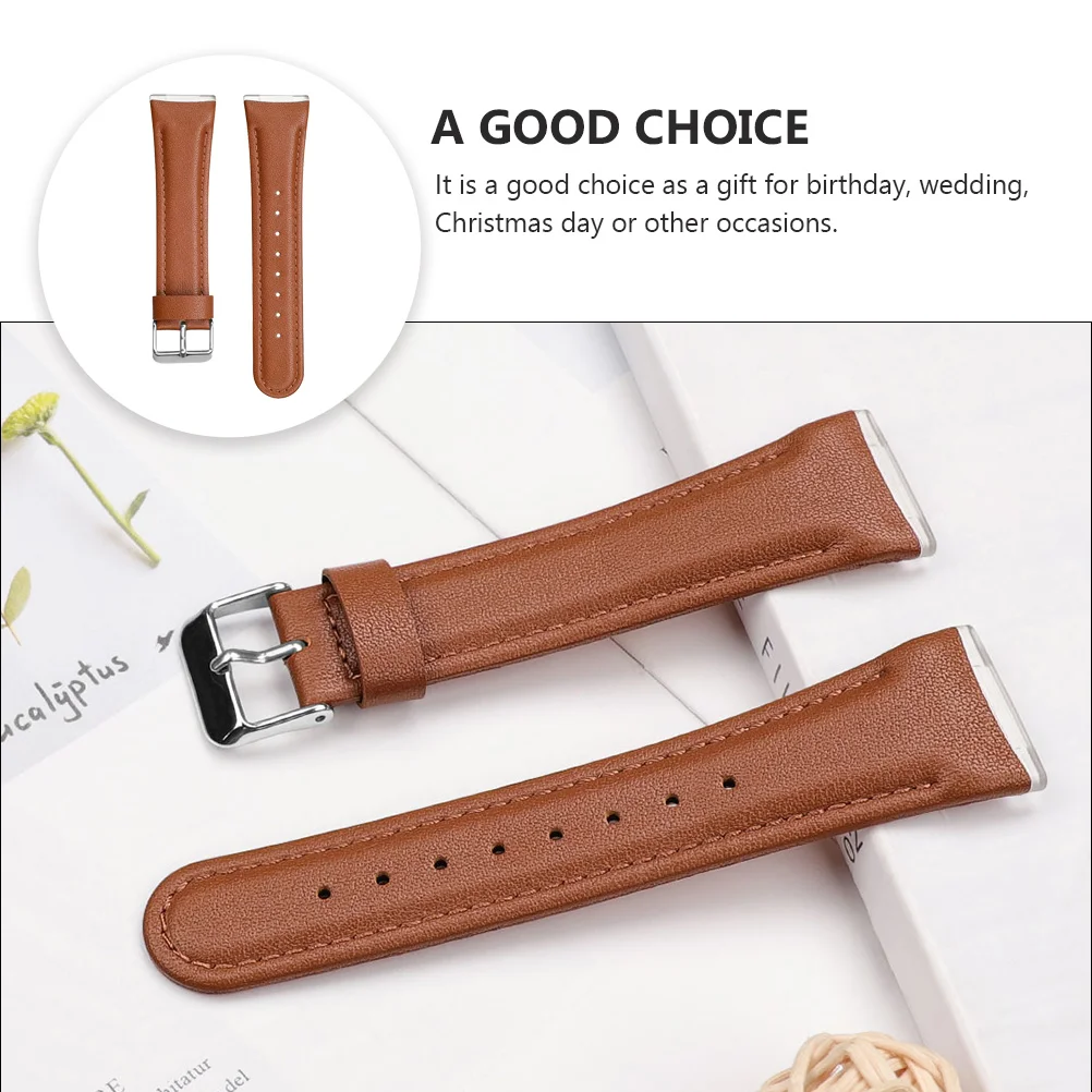 

Versa3 Strap Vintage Watchband Smart Wrist Lightweight Wristband For Cowhide Adjustable Size