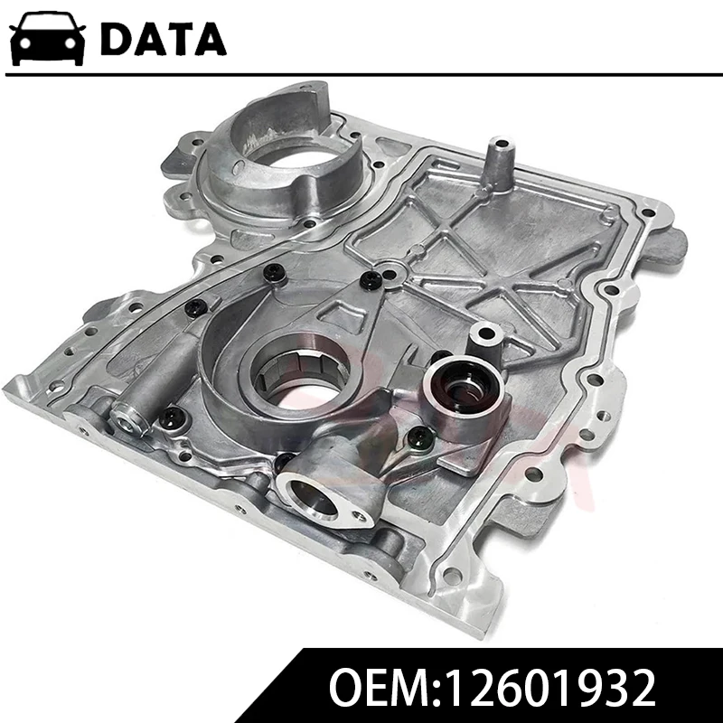 DATA Timing Cover Oil Pump 12601932 for Chevy Colorado Trailblazer GMC Canyon Envoy Hummer H3 Isuzu Ascender 2002-2012 2.8L-4.2L