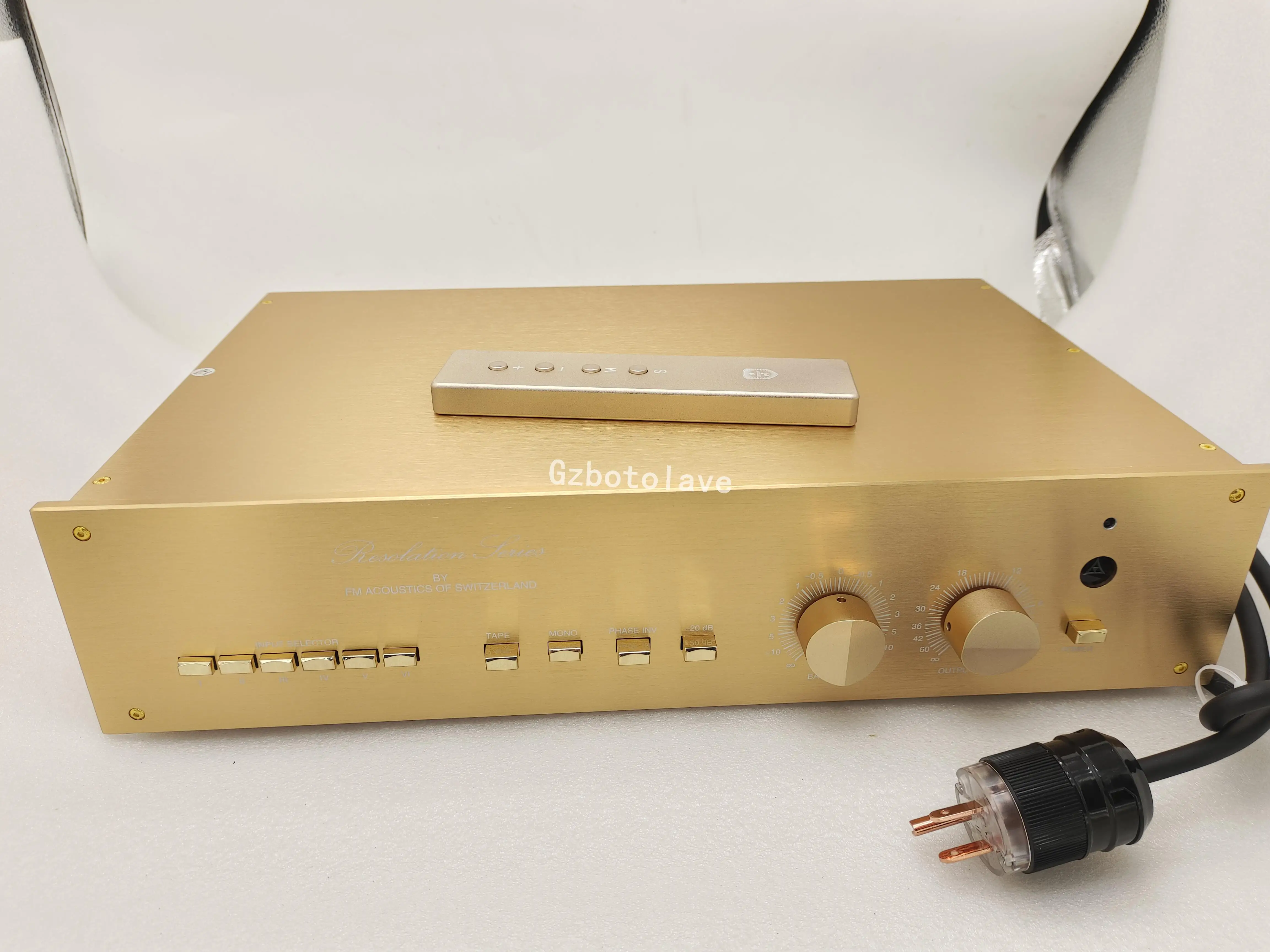 

Высококачественный 1: 1, эталонный Швейцария FM266MKII HIFI, полностью балансный предусилитель с дистанционным управлением, RCA XLR предусилитель