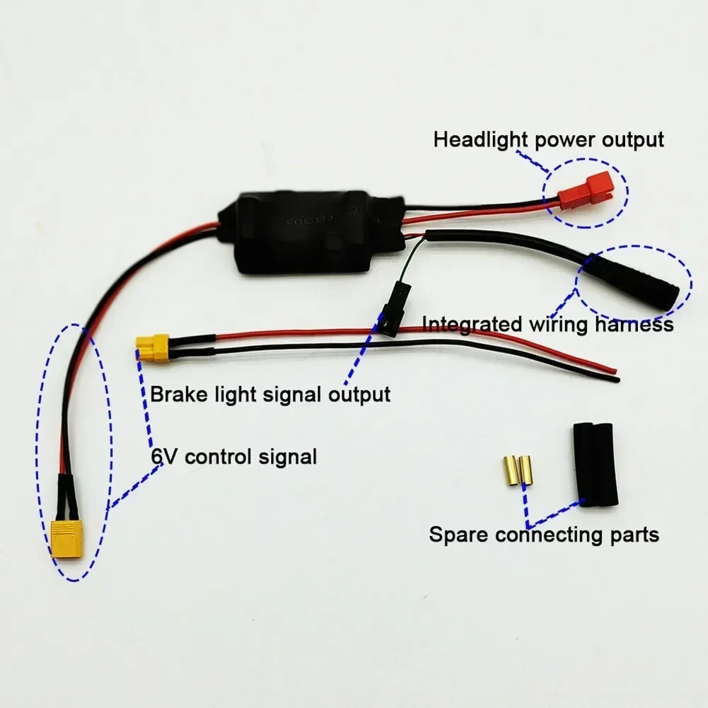 Bafang Mid Drive 6V Lamp Group Adapter Cable Front Rear Lights Control Signal Connection Cable Bafang Retrofit Kit Ebike Parts