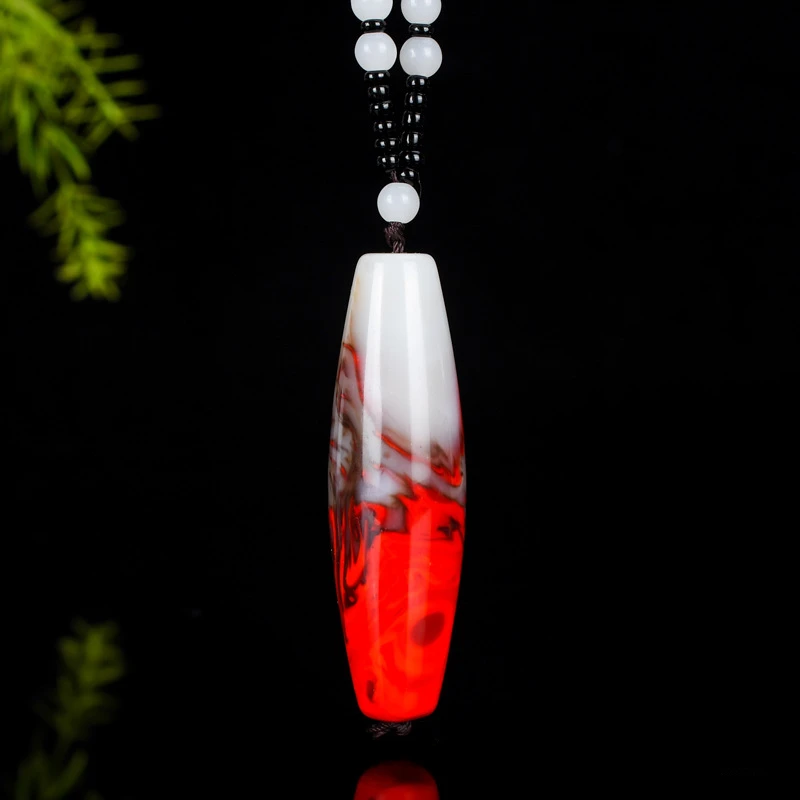 

New Blood Jade Beads Pendants for Men and Women Simple Joker Pendants