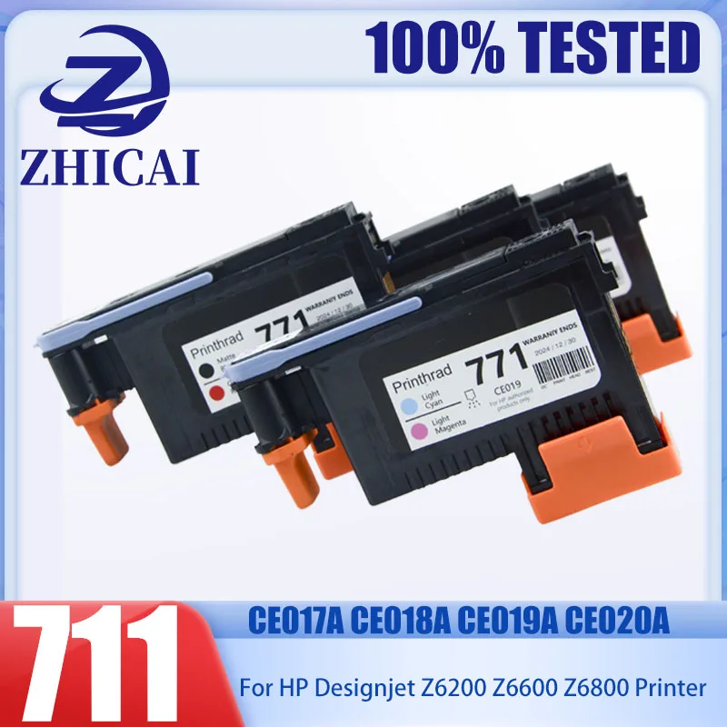 For HP 771 hp711 DesignJet Printhead For HP Designjet Z6200 Z6600 Z6800 Printer Head CE017A CE018A CE019A CE020A