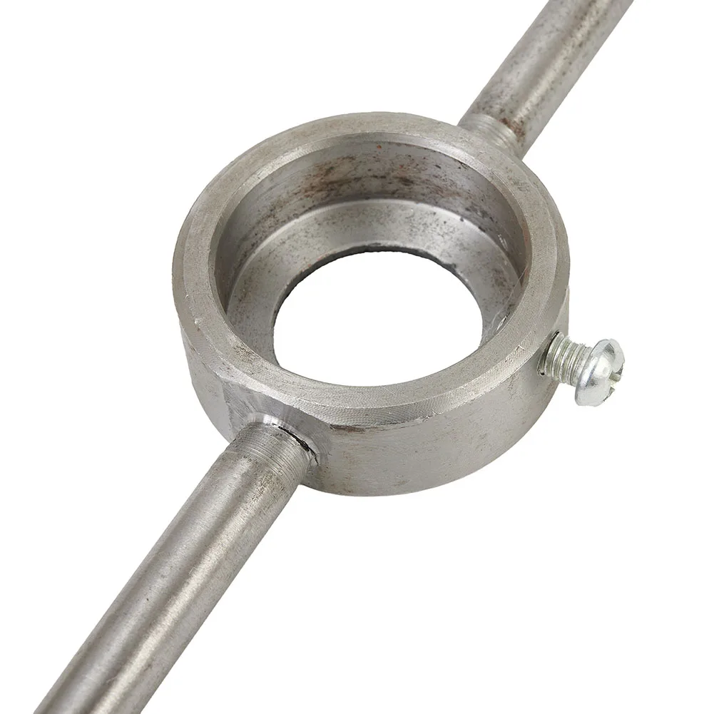 Round Handle Wrench Wrench Wrench Holder 25mm 30mm 38mm Die Handle Heavy Duty Holder M10-M1 Round Die High Hardness