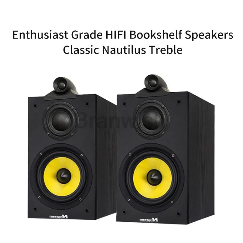 140W High-Power 6.5-inch Speaker Three-Way Bookshelf Speaker Fever 2.0 Hifi Audio Passive Home Theater Enthusiast Speaker 8Ω