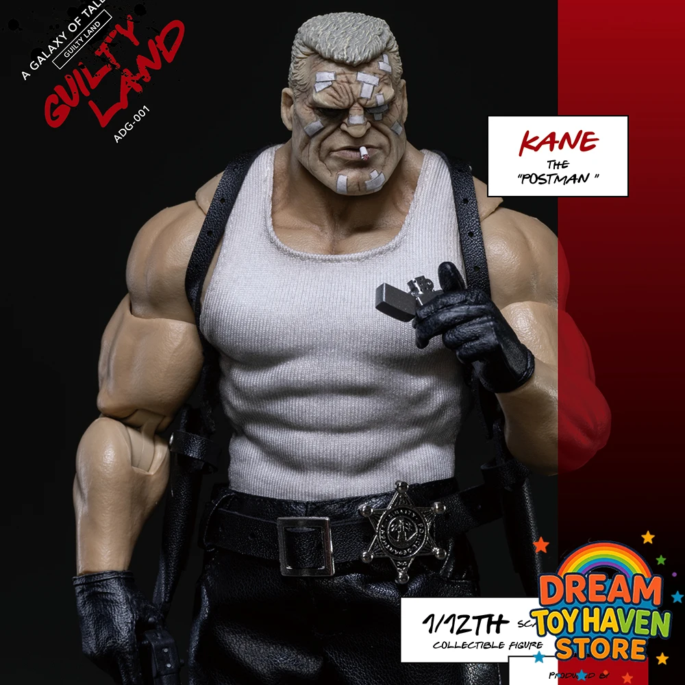 MUFF ADAM ADG-001 Maßstab 1:12 Männer Soldat Stadt des Bösen Briefträgers Kane Komplettset 6 Zoll Actionfigur Modell Spielzeug Sammlerstück