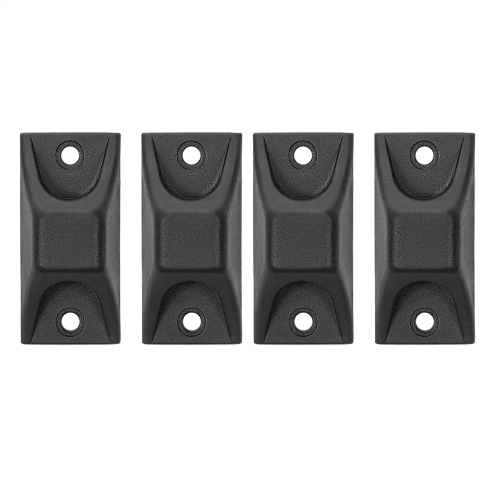 4 Pieces Luggage Studs Black Suitcase Side Feet for Trolley Bag Accessories