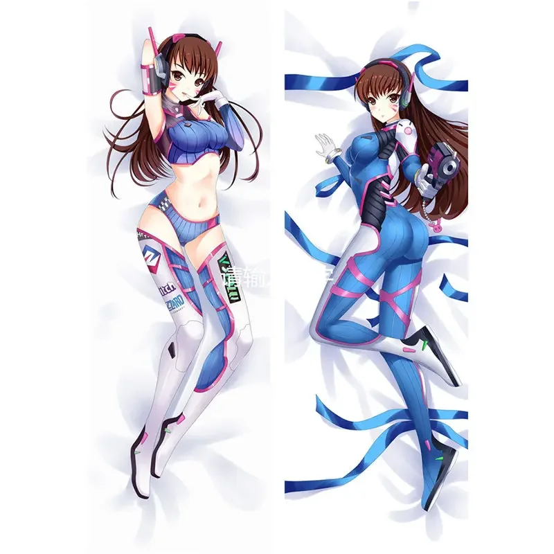 

60x180cm Game Anime Overwatches Pillow Case Pillow Covers 3D Double-sided Bedding Hugging Body Pillowcase Customize