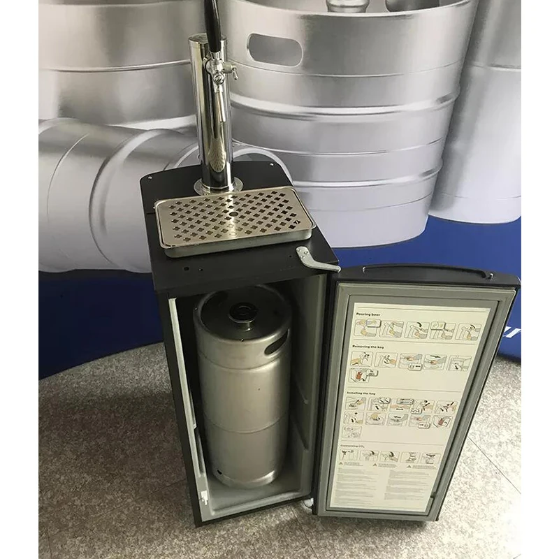 Dwugłowicowa maszyna rzemiosło piwne chłodzona powietrzem maszyna do piwa z beczki komercyjna maszyna do piwa chłodzona wodą wyposażenie do chłodzenia piwa