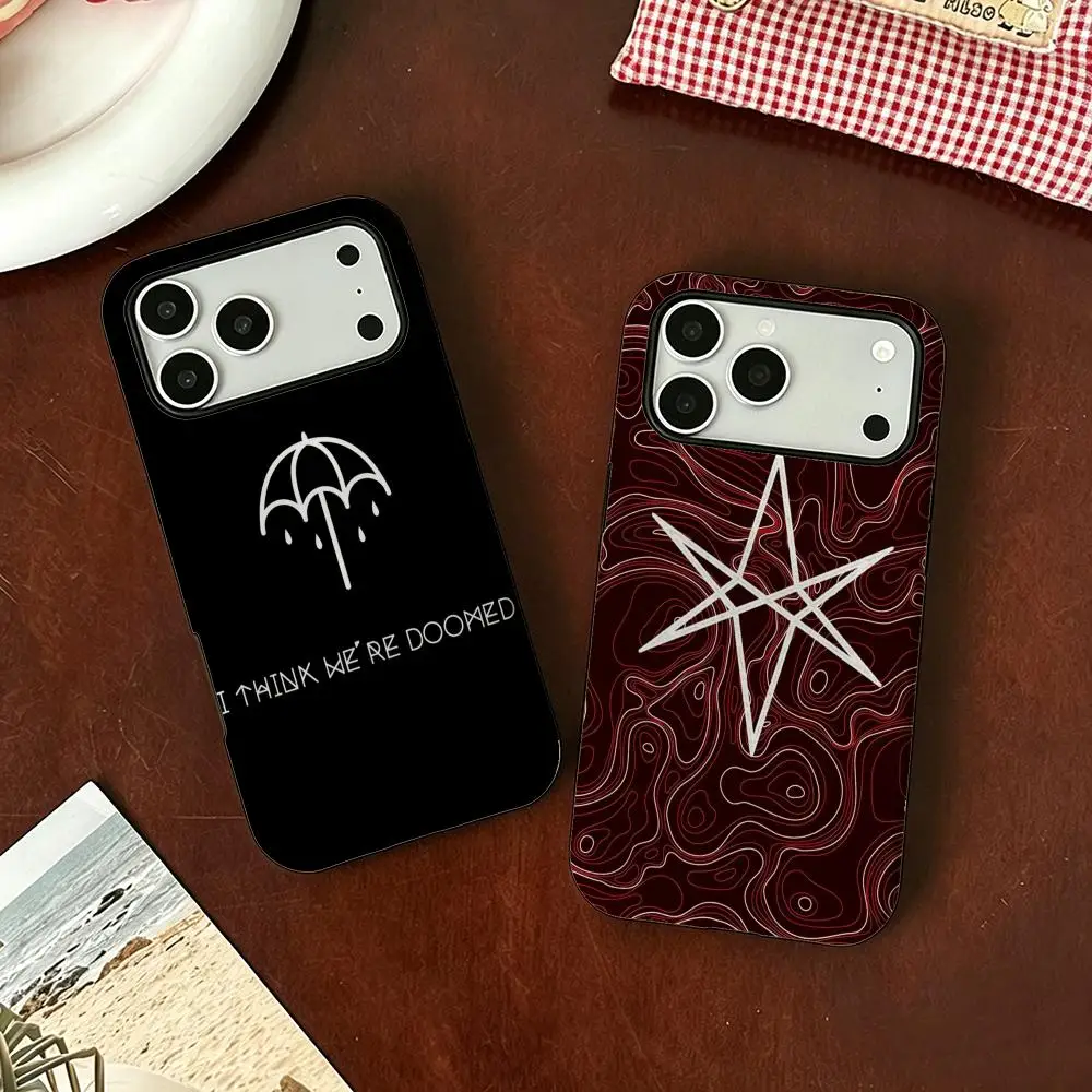 Fashion B-Bring Me the Horizon Phone Case Luxurious Film shell Phone Case For iPhone 17 16e 16 15 14 13 12 Pro Max Plus XS view 3