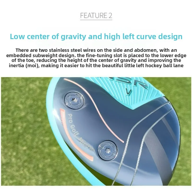 PGM Golf Clubs Women Professional Right-handed High Rebound Titanium Driver Carbon Shaft and Gift Head Cover MG074