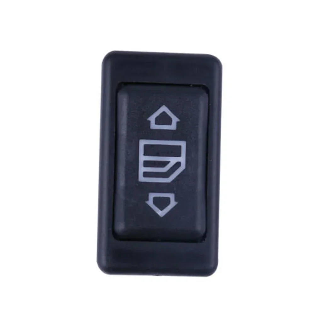 Car 6-pin Car Glass Lifter Switch Electric Power Switch Button With Green Light 12/24V 10A Auto Power Window Switch ON/OFF USEFU