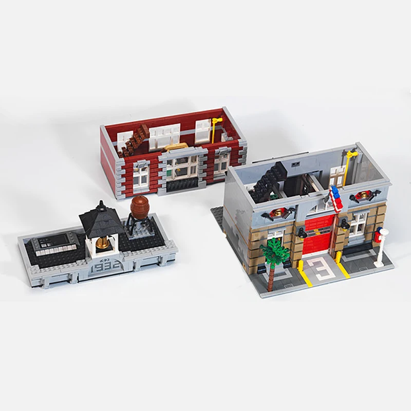 2231 PCS Fire Brigade Model Building Blocks Bricks Children Sets Toys Birthday Christmas Gifts Compatible 10197 15004