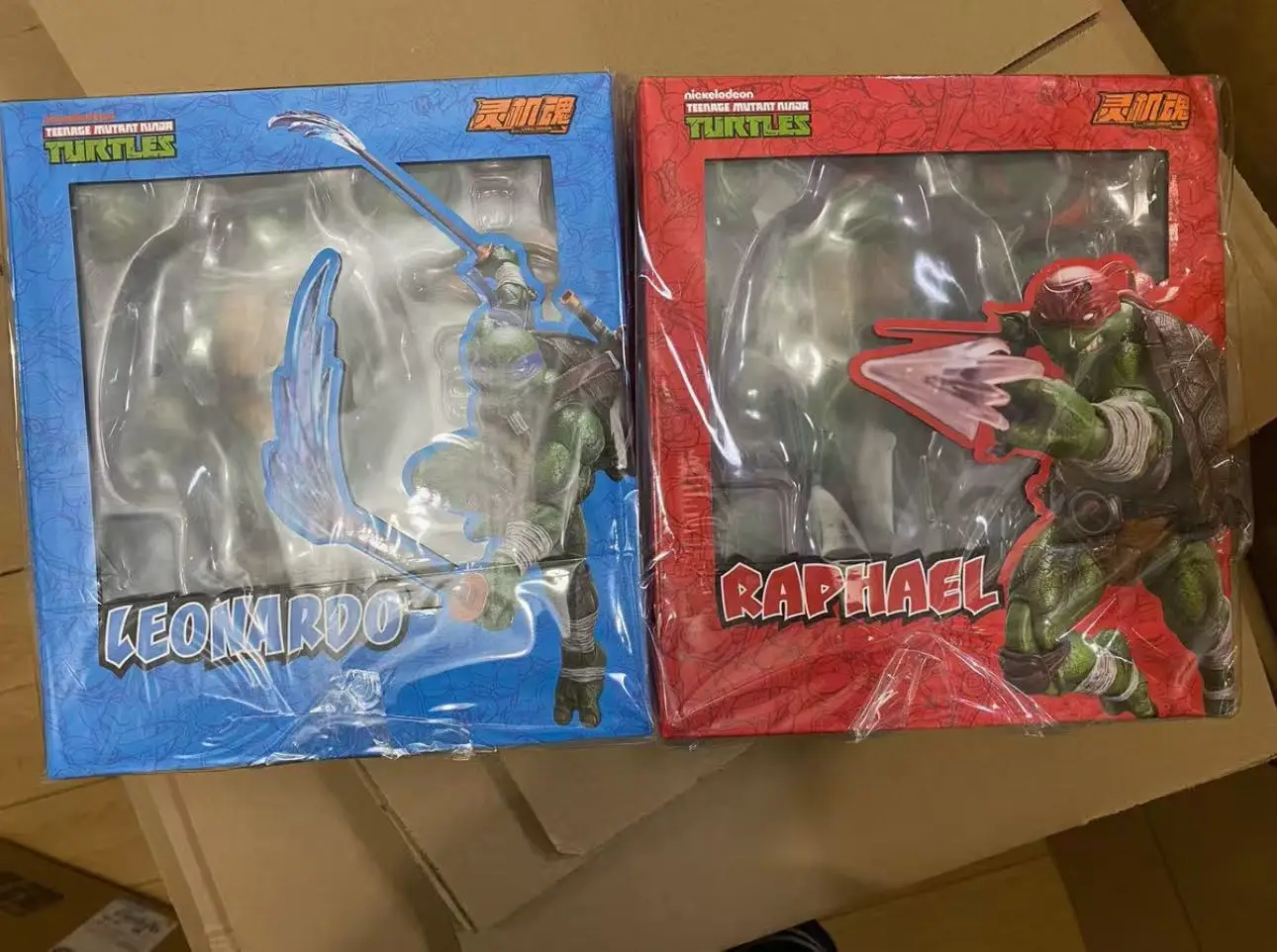 Stock Spirit Machine Soul Ninja Leonardo + Raphael Blue and Red Turtles