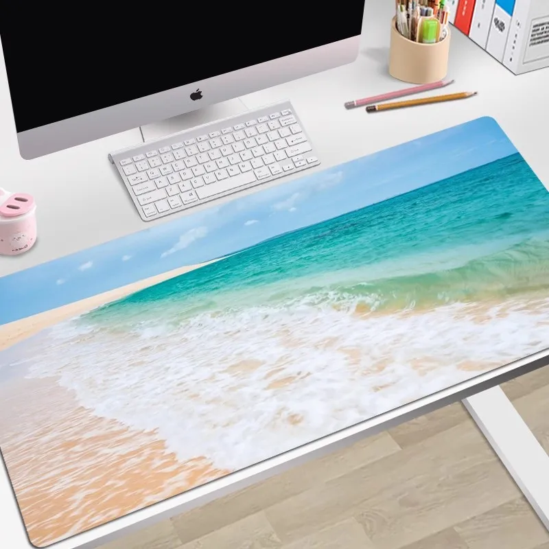 

Коврик для мыши XL с красивыми пейзажами на заказ — моющийся противоскользящий праздничный подарок на День святого Валентина/Рождество