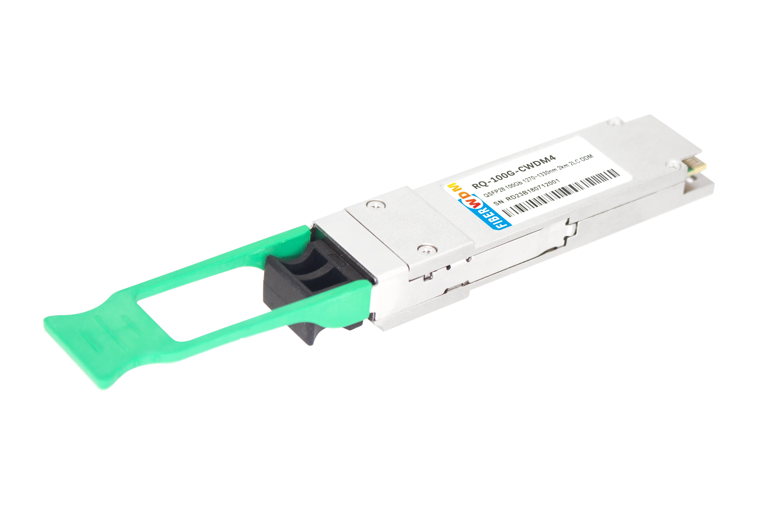 FIBERWDM QSFP28 100G CWDM4 2KM 10KM SMF Optical Fiber Transceivers CWDM Duplex LC 1310nm SFP DOM Dual Fiber Optic Transceiver