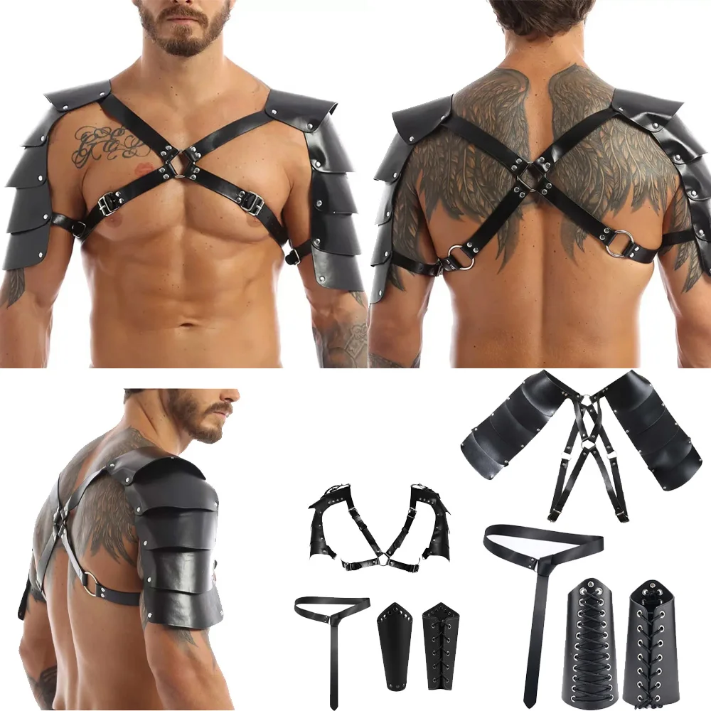 Medieval Knight Cosplay Strap Belt Corset Belt Renaissance Viking Male Men Suits Props Armor Adult Wide Belt Costume Accessories