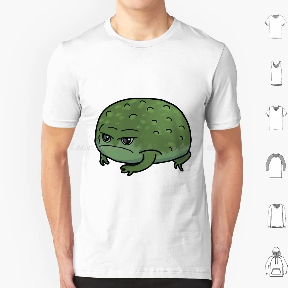 Toad T Shirt 6xl Cotton Cool Tee Funny Cute Animal Animals Cartoon Toad Toads Green Angry Chubby Frog Frogs
