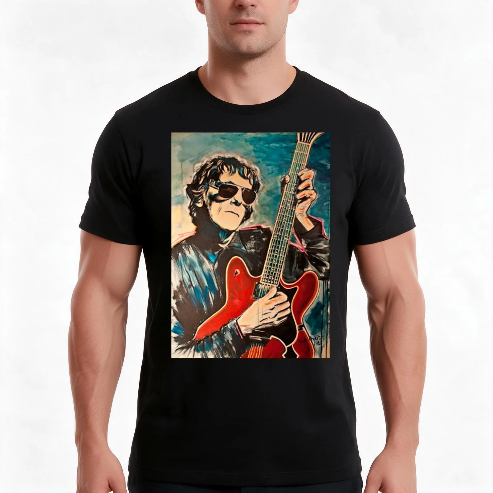 Spinetta Art T-Shirt, Summer Casual Cotton Tee, Oversized Streetwear Tops, Vintage Graphic Print, Loose Fit Short Sleeve