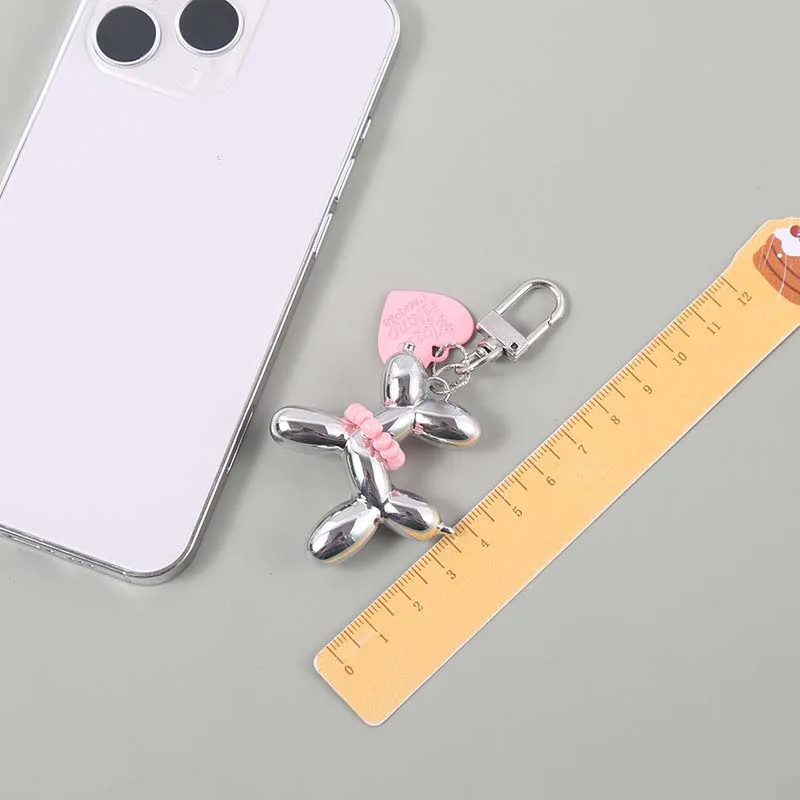 1pc Bling Kawaii Cartoon Animal Couple Keychains Key Ring For Women Men New Colorful Cute Pet Bag Car Holder Airpods Box Jewelry