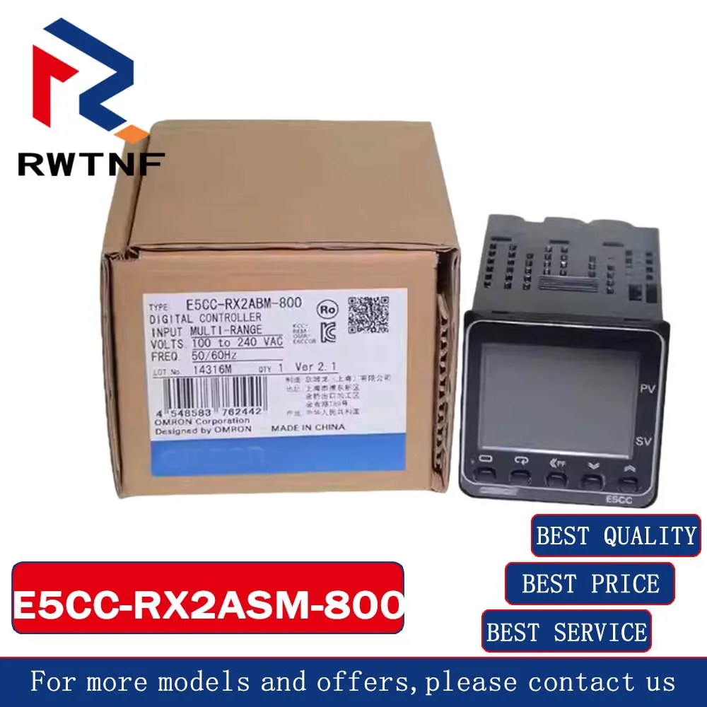 

Brand New Genuine E5CC-RX2ASM-800 Intelligent digital temperature control instrument; Temperature control sensor