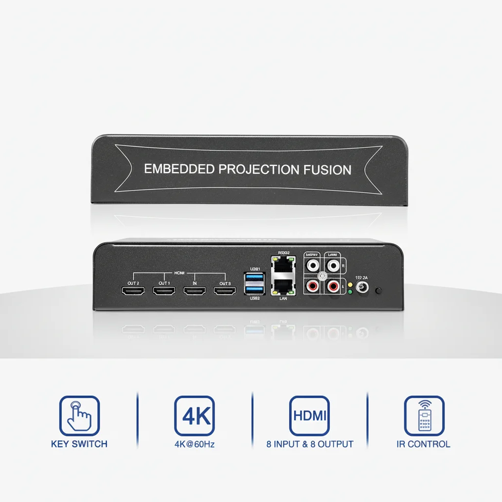 BIT-EPF-103 1x1 1x2 1x3 Image Processor Switchers  Multi Projection Integration RS232 LAN Control Irregular Shape Adjustment