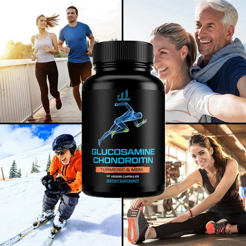 Glucosamine chondroitin containing turmeric MSM frankincense - supports healthy joint structure