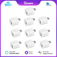 SONOFF Micro 5V Mini USB Adaptor Switch Wifi USB Power Adaptor Smart Home Switch via eWeLink APP Google Home Alexa