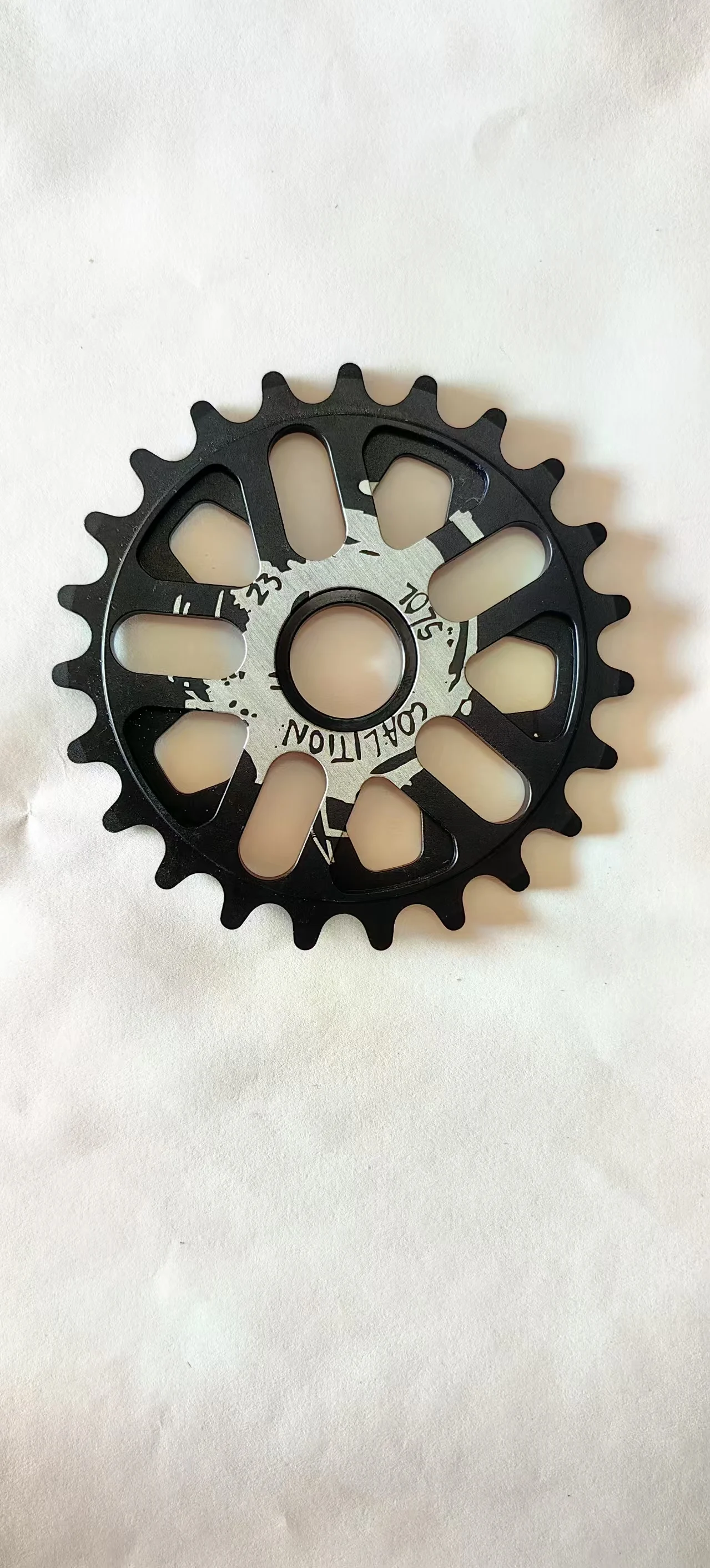 Zębatka BMX 23T Chainring Cog Coalition CNC Alloy bmx rowerowa driveline z adapterem 19mm — zdjęcie 4