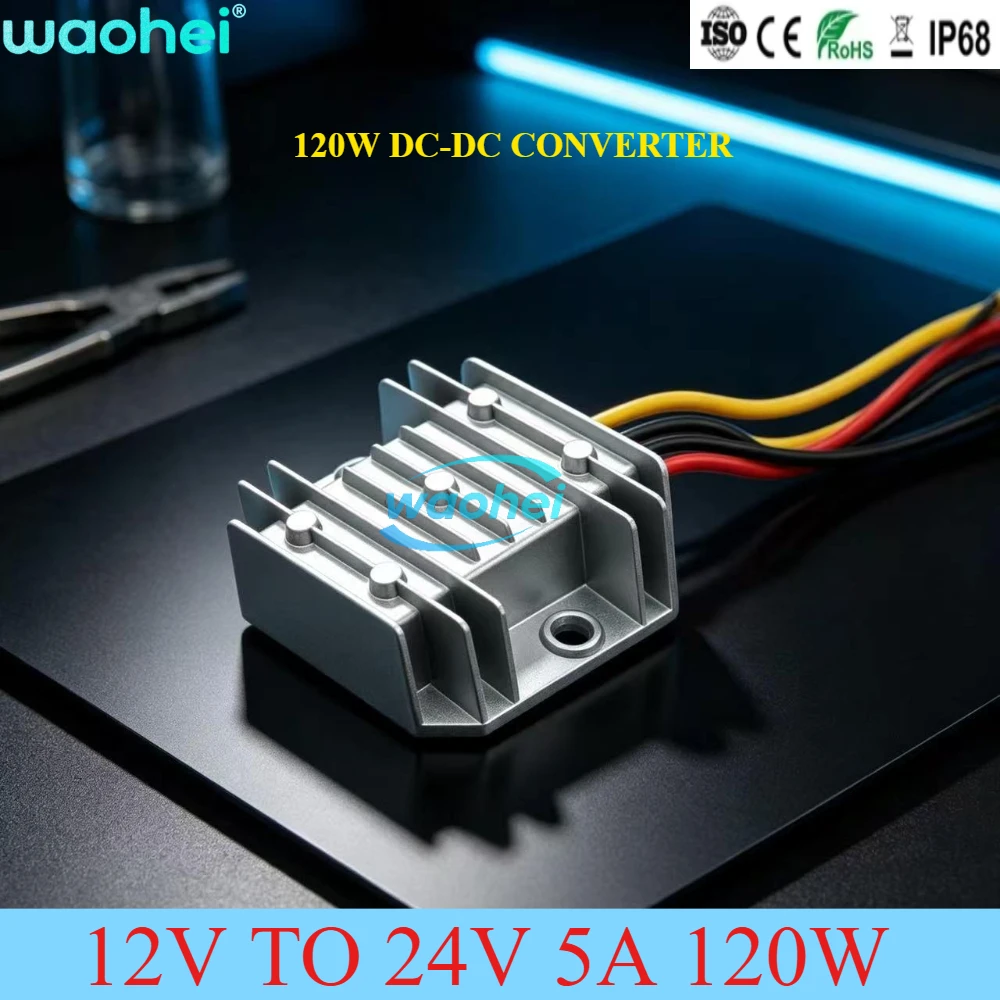 Step-up 12V To 24V 3A 5A Converter 12Volt To 24Volt Boost Voltage Regulator for AUTOMOTIVES Car Truck Boat Power Supply CE ROHS