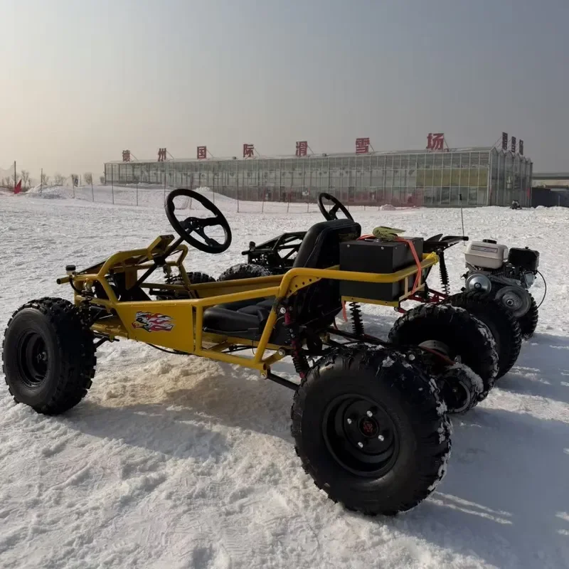 Large Electric Steering Wheel Kart Four Wheel Drift Off Road All Terrain Go Kart