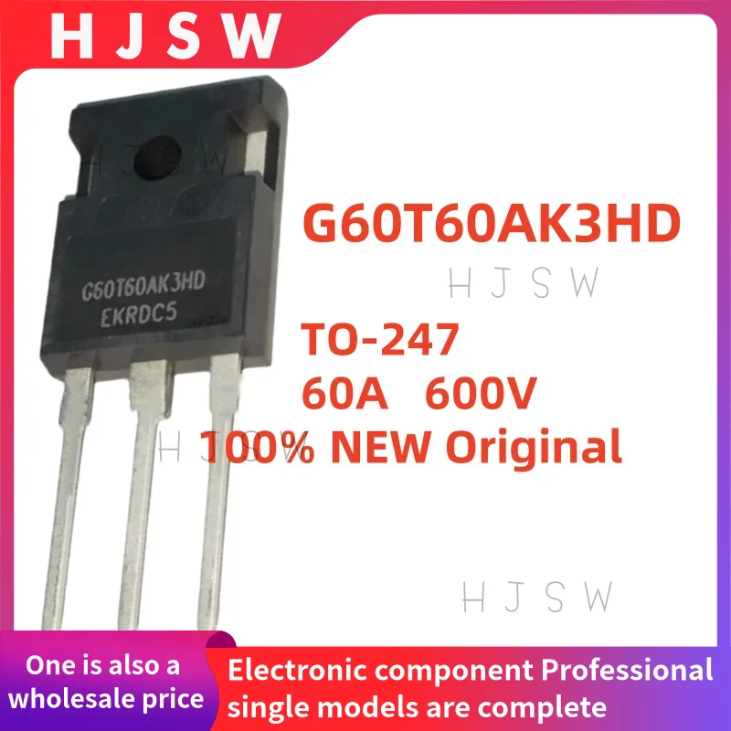 5 قطعة 100% جديد الأصلي CR G30T60AK3HD G40T60AK3HD G50T60AK3HD G60T60AK3HD G75T60AK3HD TO-247
