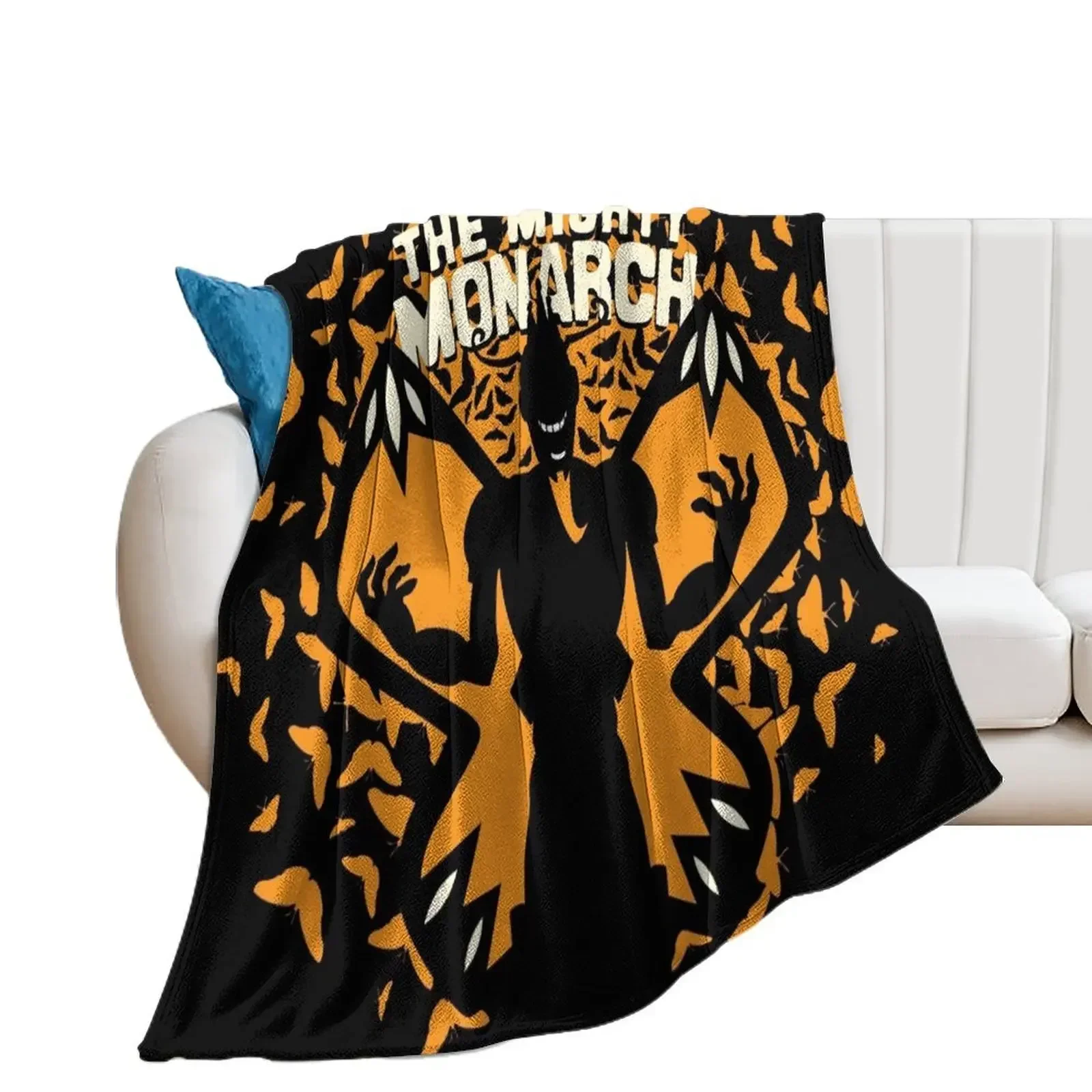 The Mighty Monarch - Venture Bros Team Monarch Throw Blanket Hair Soft Beds anime Blankets