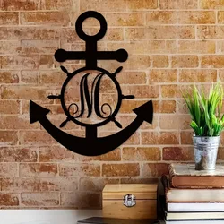 Anchor Wall Decor Metal Wall Decor Halloween Decor,Wall Sculpture Hanging House Decoration Sign Decoration Farmhouse Beachside