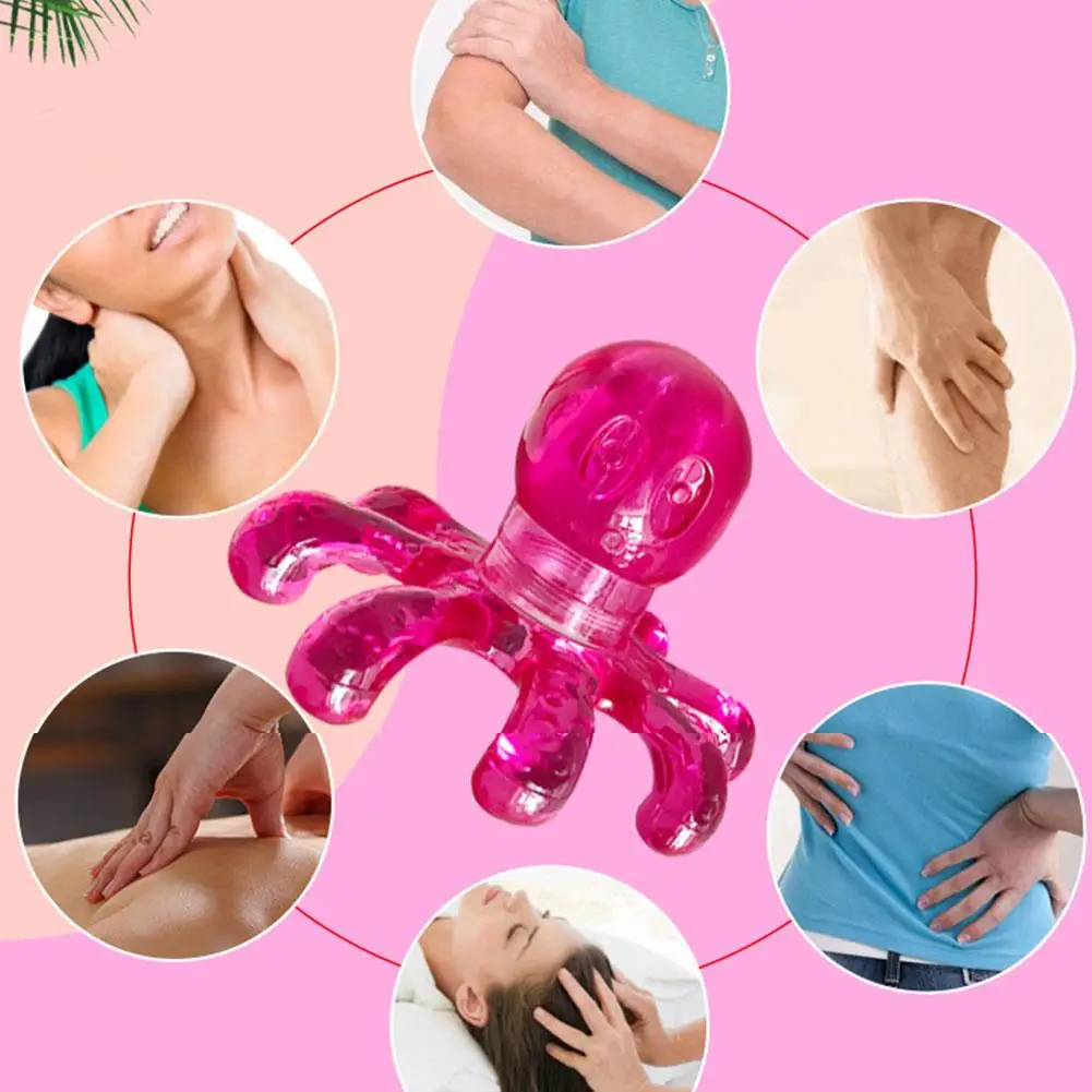 Nuttige 4 Ballen Mini Handmatige Massager Arm Achterbeen Hoofd Voet Acupunctuur Punt Massager Tools Ontspanning Elimineren Oedeem Vet