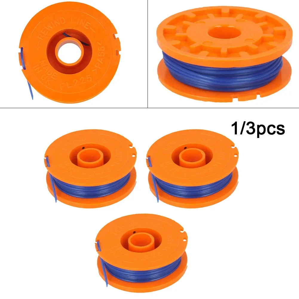 

1/3Pcs Spools With 10m*1.5mm Trimmer Line FL225 Single Feed Models For Cordless CT250 CT250X Spool & Line Single Line Part