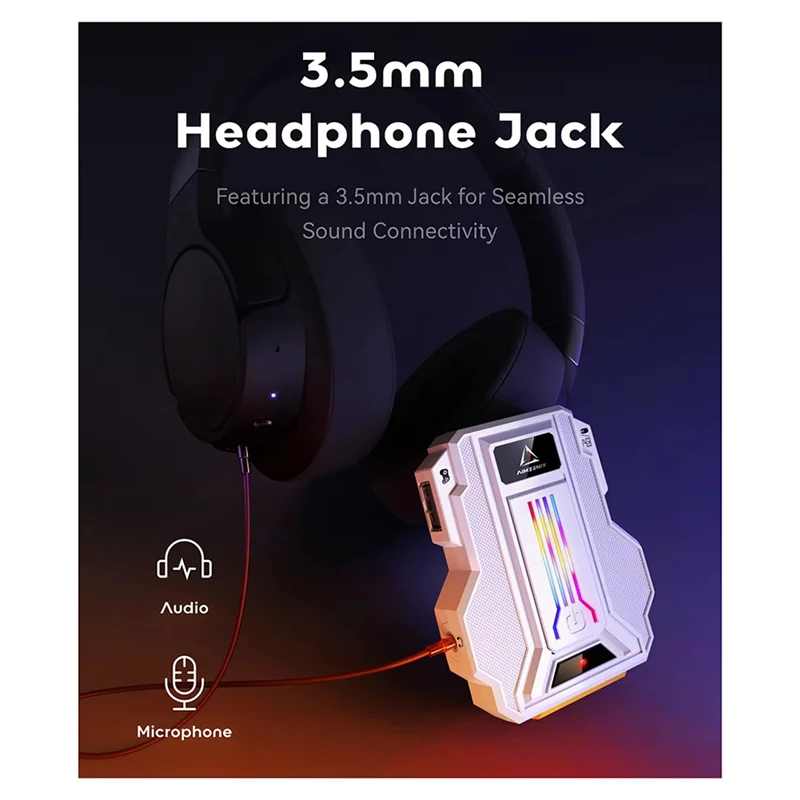 محول ماوس فائق AIMZENIX لجهاز PS4 Striker Pro لـ PS4/3، ONE، X360، XSS، XSX، N-Switch، لسماعات الرأس 3.5 مم