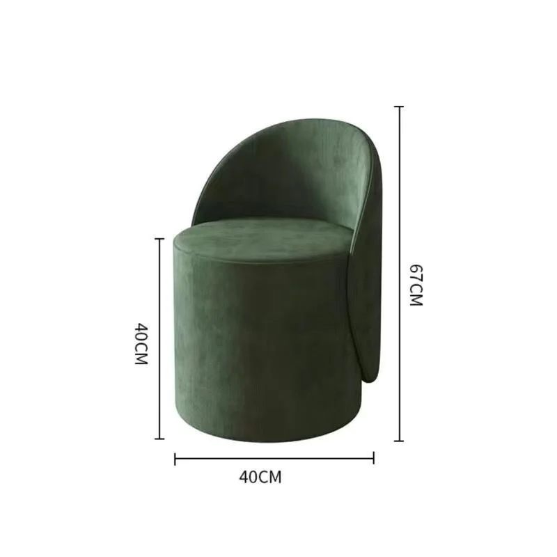 2024 Nordic Minimalist Style Make Up Chairs With Rotatable Backrest And Comfortable Waist Suitable For Bedrooms And Living Rooms