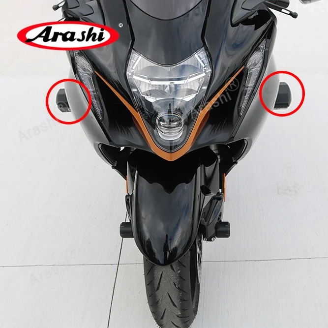 Arashi For SUZUKI Hayabusa GSX1300R GSXR1300 2021 2022 2023 Gen 3 Engine Protector Protective Cover Sliders Stator crash Bumpers